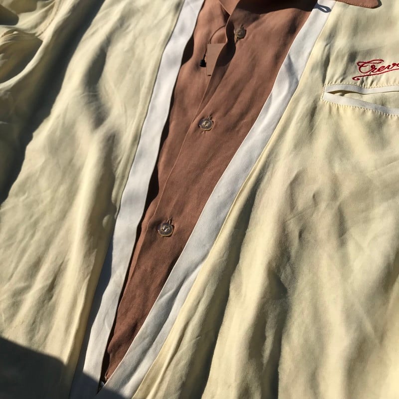 70's LEE TREVOR リー トレヴォー ボーリングシャツ BARACUTA 70's LEE TREVOR リー トレヴォー ボーリングシャツ BARACUTA