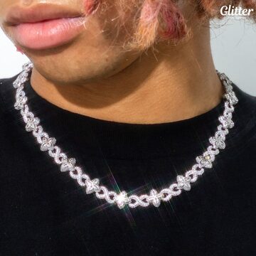 Baguette Diamond Cross Necklace | PAY ID