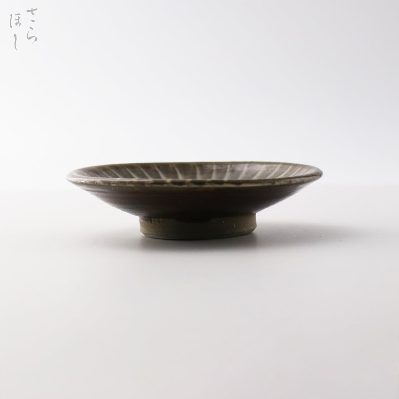 小鹿田焼 小袋窯 3寸皿 打ち刷毛目 直径約9.5cm 豆皿 陶器 和食器 民藝