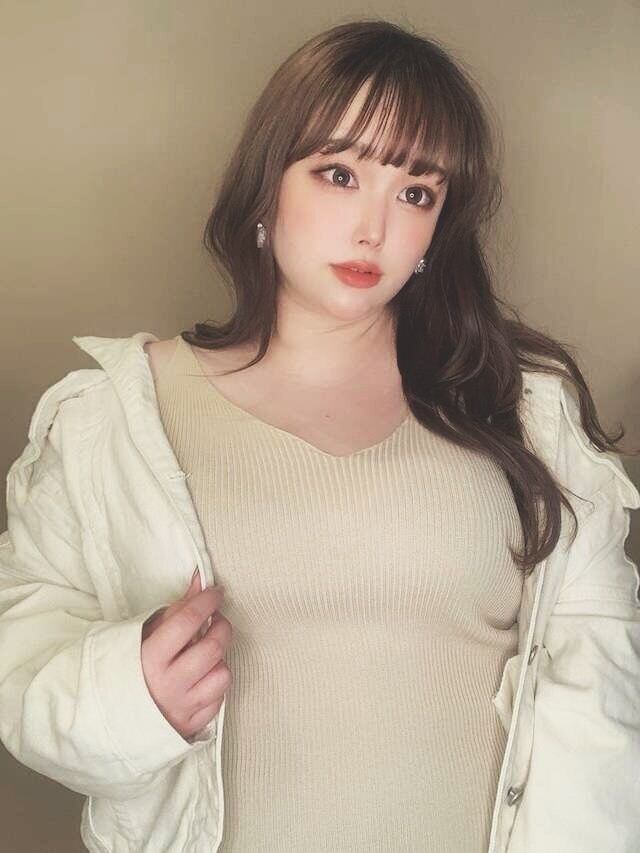 Vネックキャミソール リブキャミソール ノースリーブ 無地 トップス 大きいサイズ 韓国 CH3477