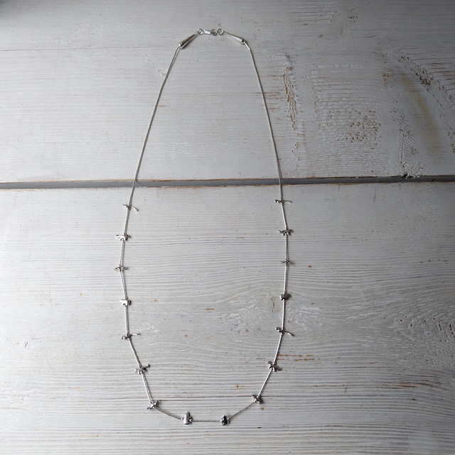 70cm ナバホ シルバー フェティッシュネックレス インディアン 