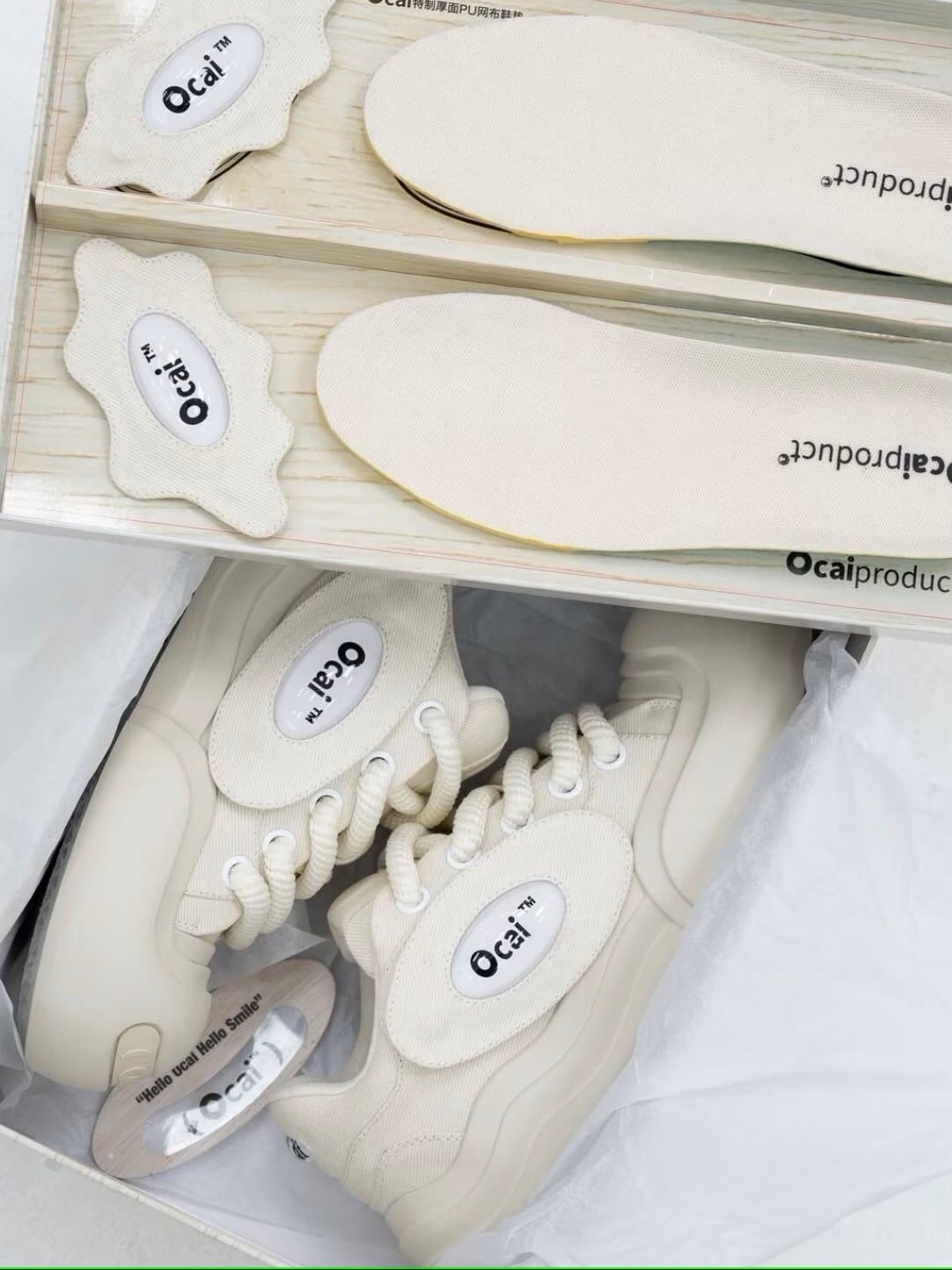 Ocai】 smile CANVAS / Vanilla White | OLD ORDER JAPAN