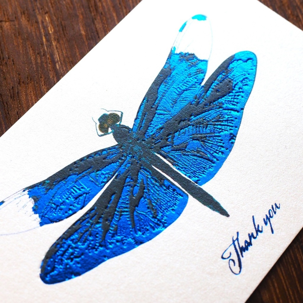 Thank you カード 5枚入り(チョウトンボ)