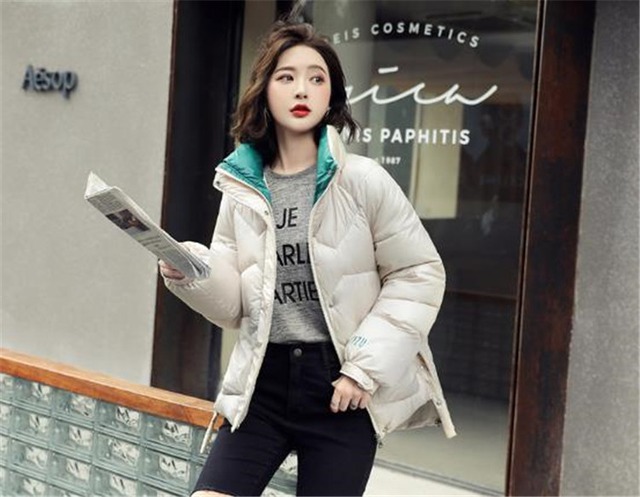 大好評 INSスタイル 韓国版 新作 ゆったりする 短いスタイル ダ 厚みをつける オシャレ