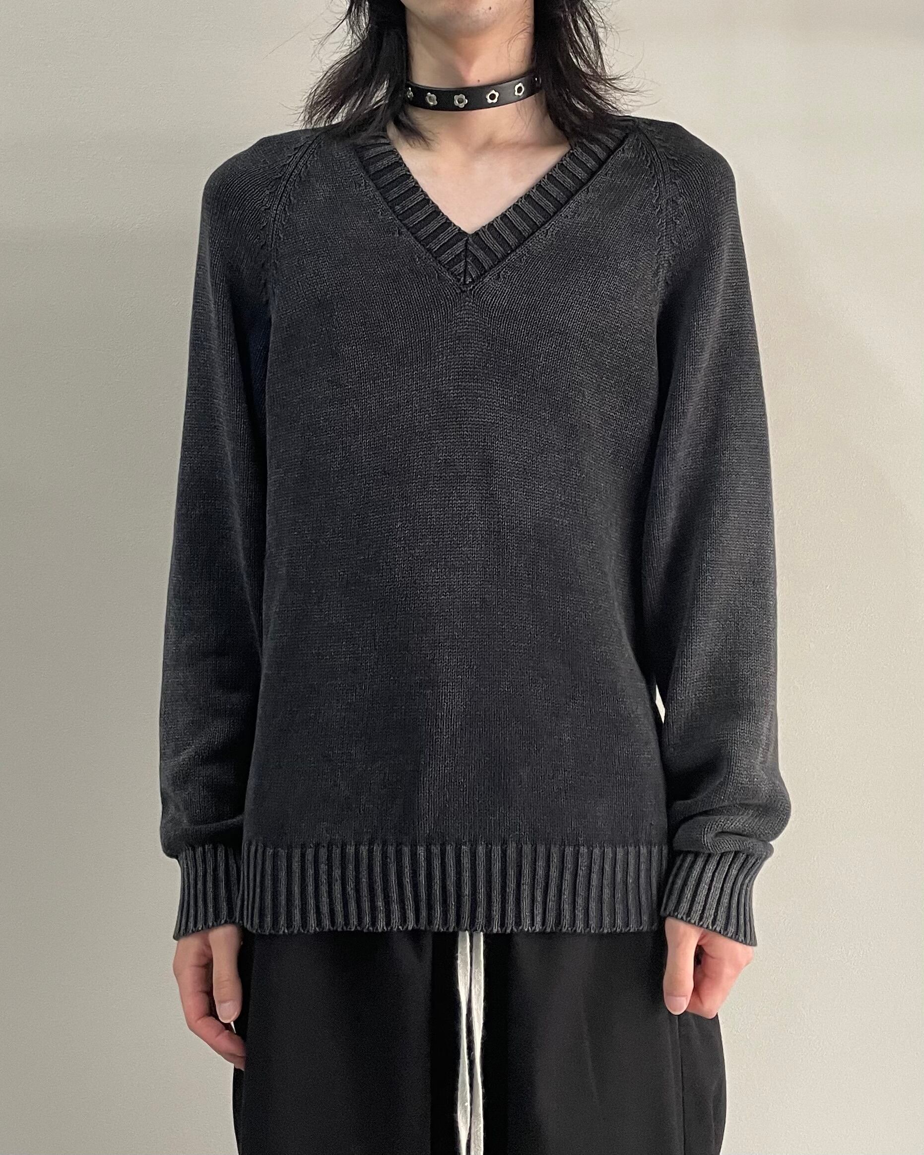 DOLCE＆GABBANA】v-neck rib knit sweater | blendmarket
