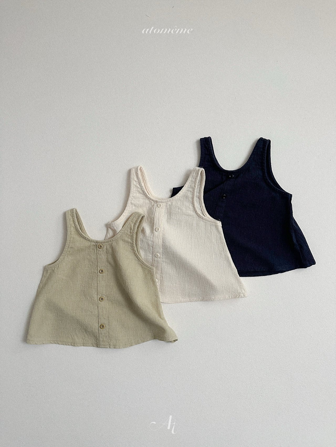 [atomeme] Ritz Sleeveless Blouse / [아토메메] 리츠나시블라우스