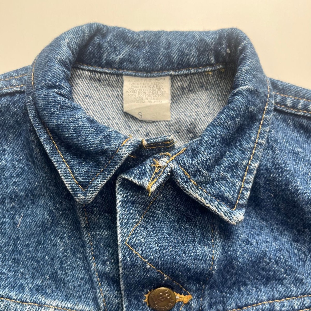 ＜VINTAGE＞Adult Lee Denim Jacket sizeS (2610JK01)｜アダルト リー ヴィンテージ デニムジャケット - 2