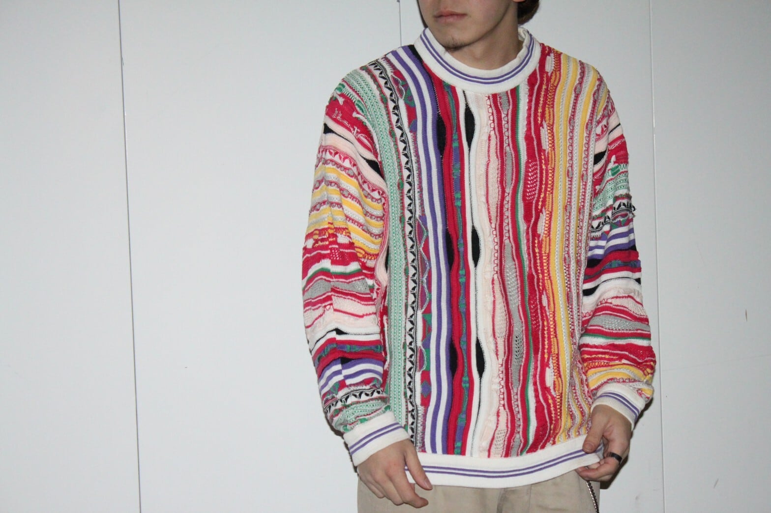 90s COOGI 3D Knit AUSTRALIA製