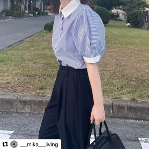 【INSTAGRAMMER SELECT】細ストライプシャツ　A0640