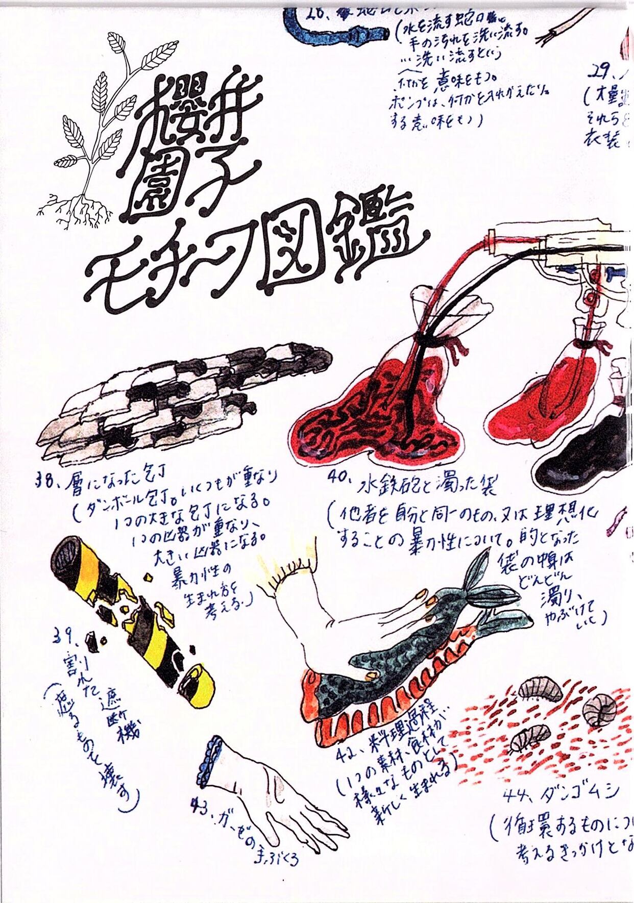 櫻井園子 / 「モチーフ図鑑」 | 新宿眼科画廊ショップページ