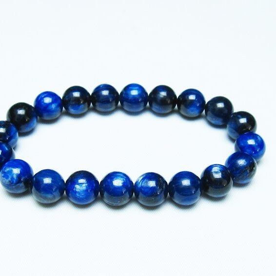 カイヤナイト ブレスレット 10mm 一点物 メール便可 [M便 1/10] 111-48136