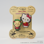 刺繍ミニブローチ COJI-COJI × HelloKitty