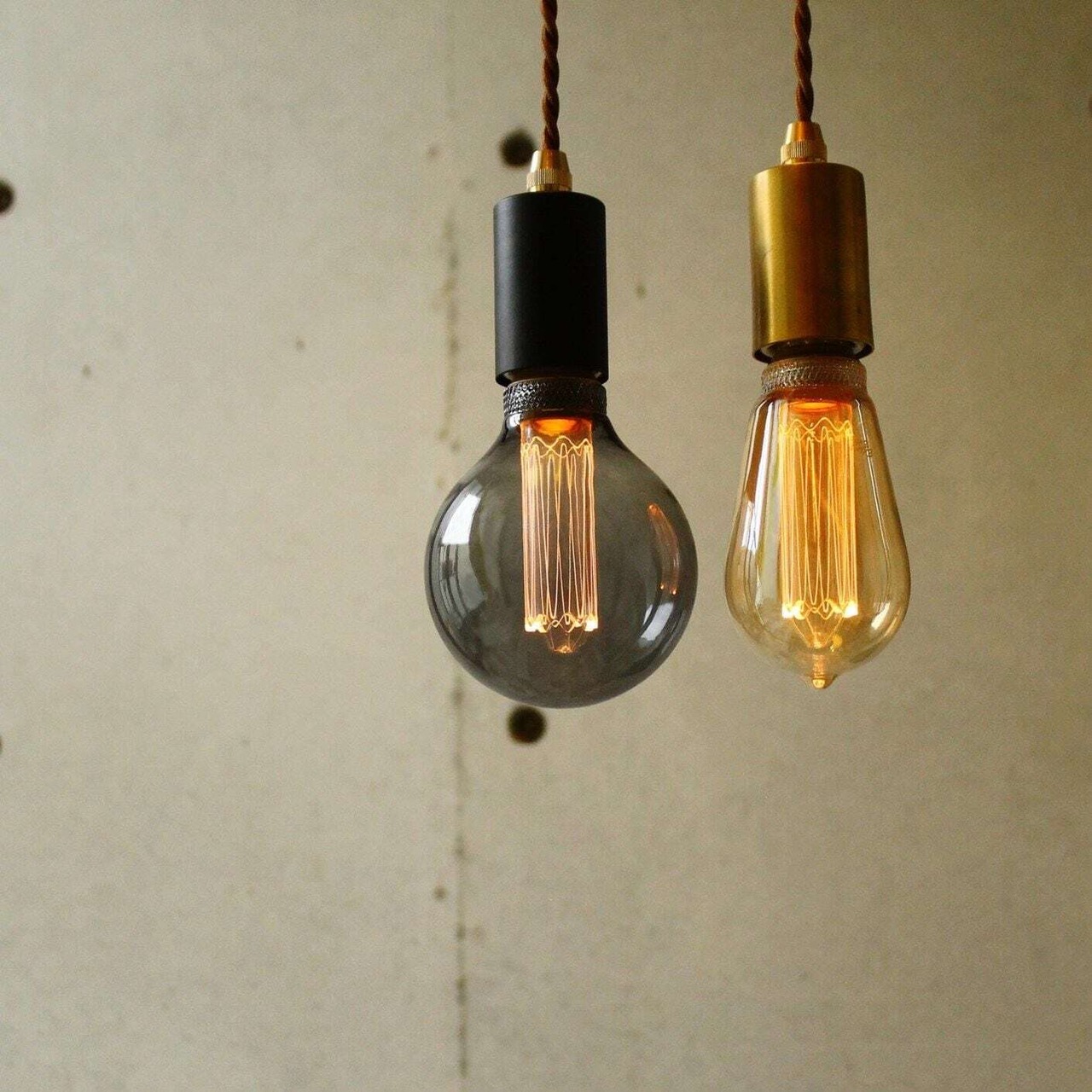 NOSTALGIA LED Bulb グローブ -GOLD-/調光器対応/照明/LEDライト/電材