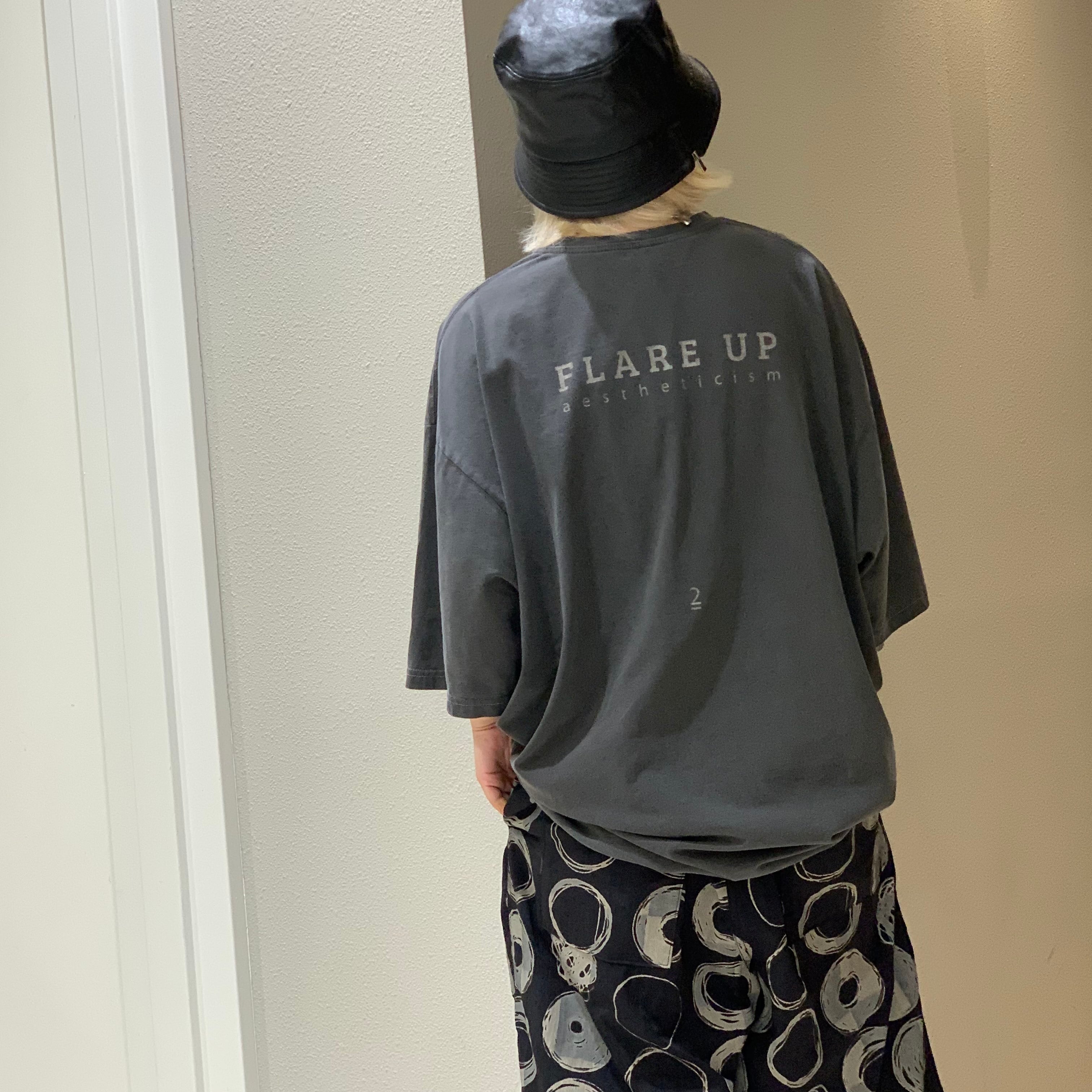 BTS ジョングク着用 最新 FLARE UP Tシャツ 【BLACK/2】