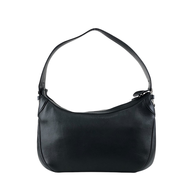 Salvatore Ferragamo サルヴァトーレ フェラガモ ハンドバッグ ブラック ガンチーニ レザー セミショルダー AF-21 4358 vintage ヴィンテージ オールド xn4ijj