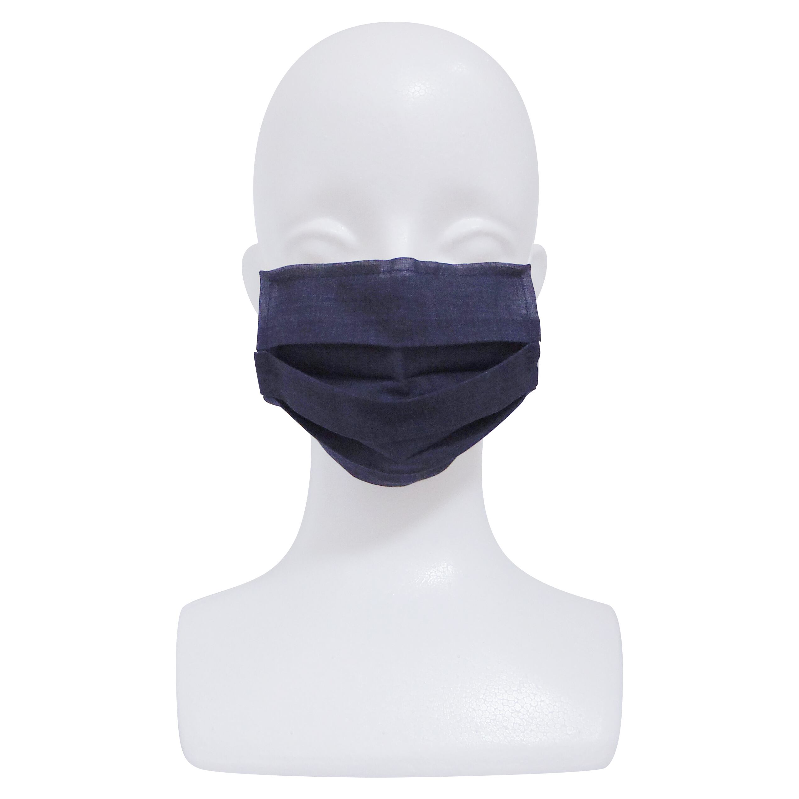 ハンドメイドマスク/不織布マスクカバー☆デニムプリント〈ネイビー〉 ハンドメイドマスク/不織布マスクカバー☆デニムプリント〈ネイビー〉