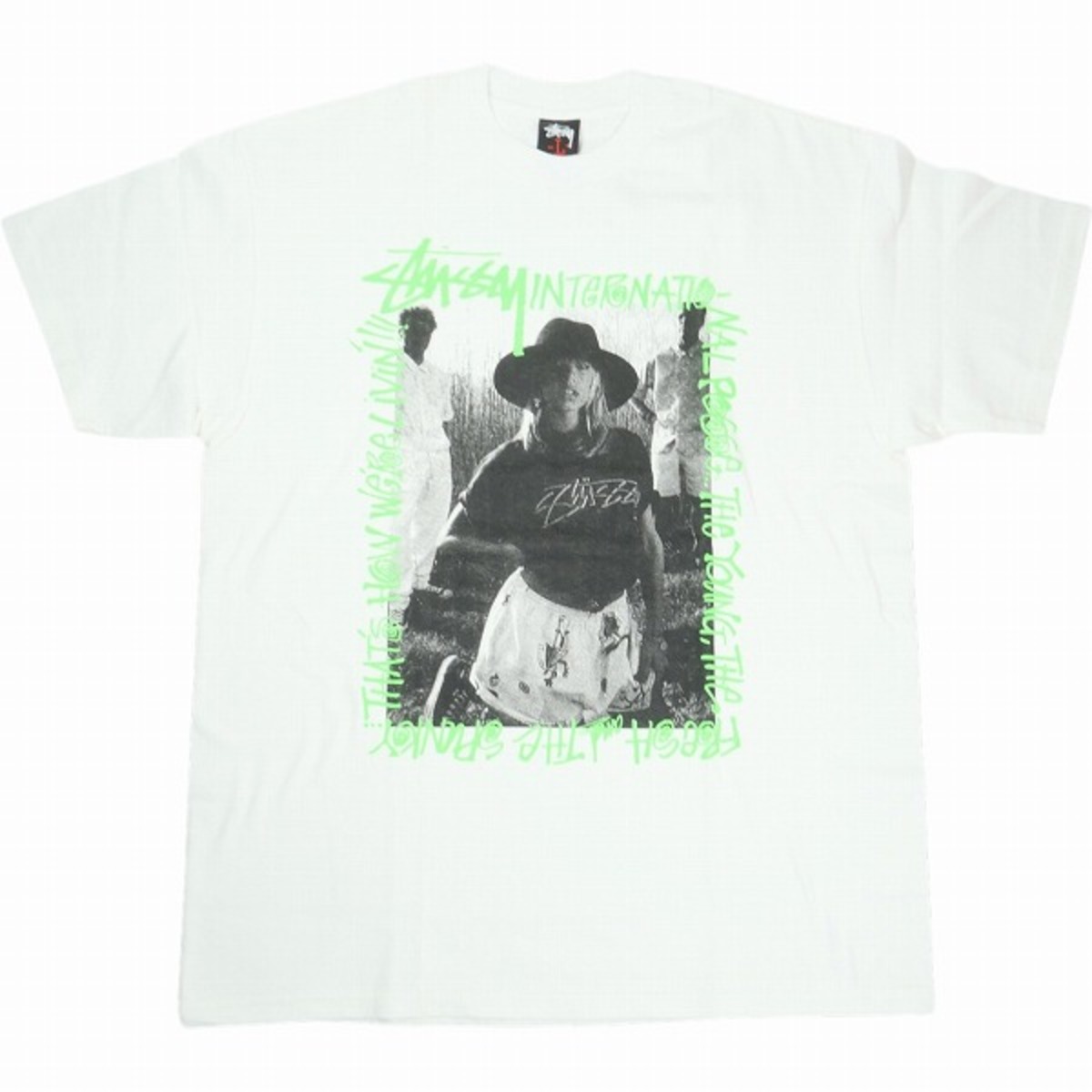 Size【L】 STUSSY ステューシー Laura Tee White 浜松チャプト限定T 