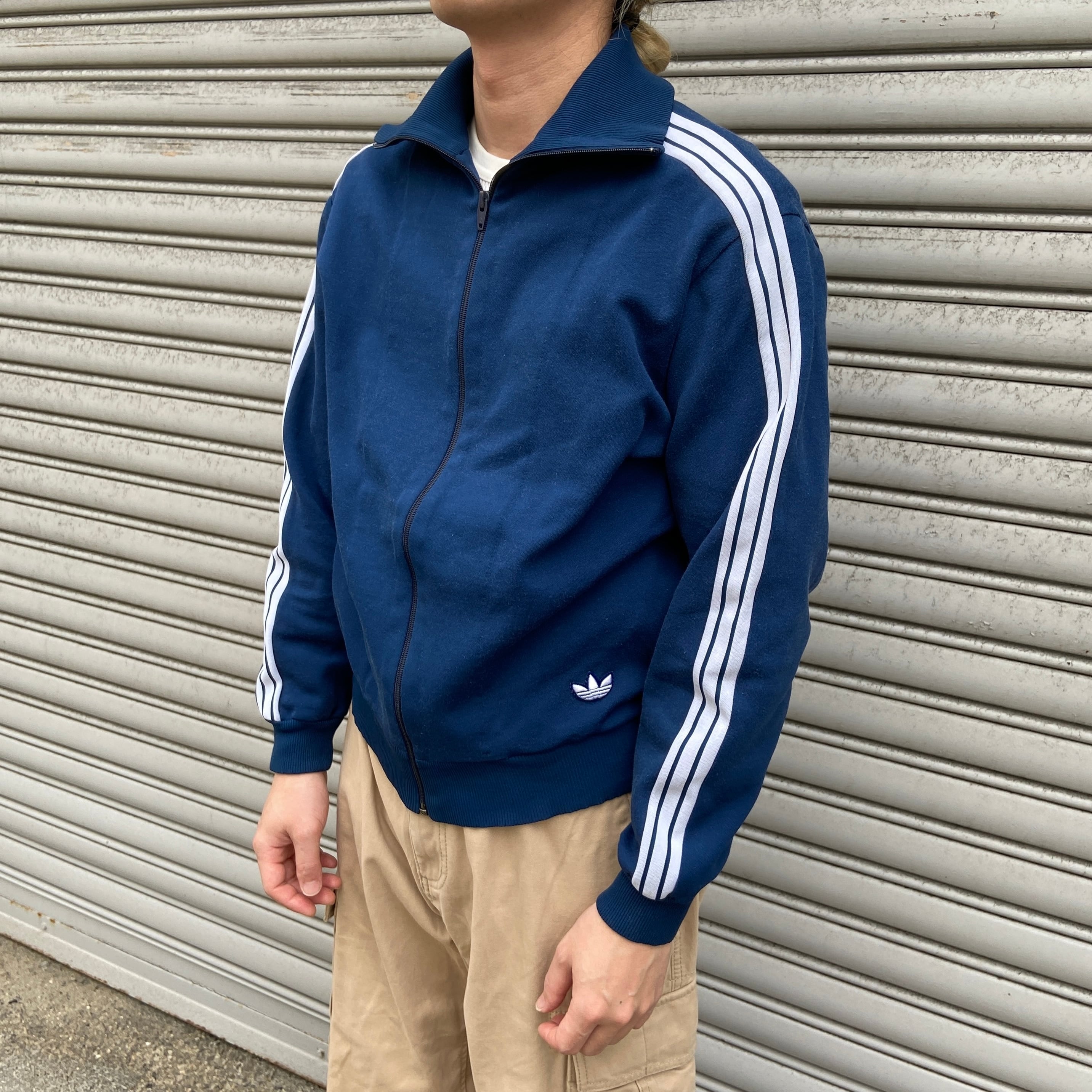 70s 80s adidas デサント トラックジャケット ジャージ 西ドイツ 