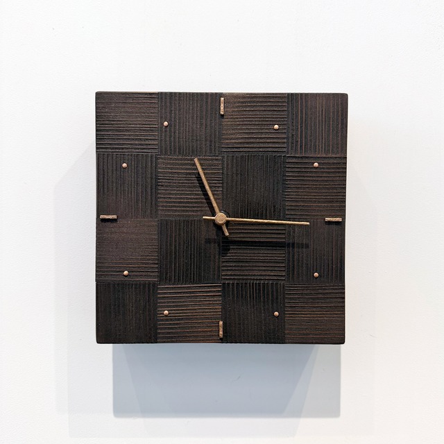 年輪時計 小 大正浪漫 市松