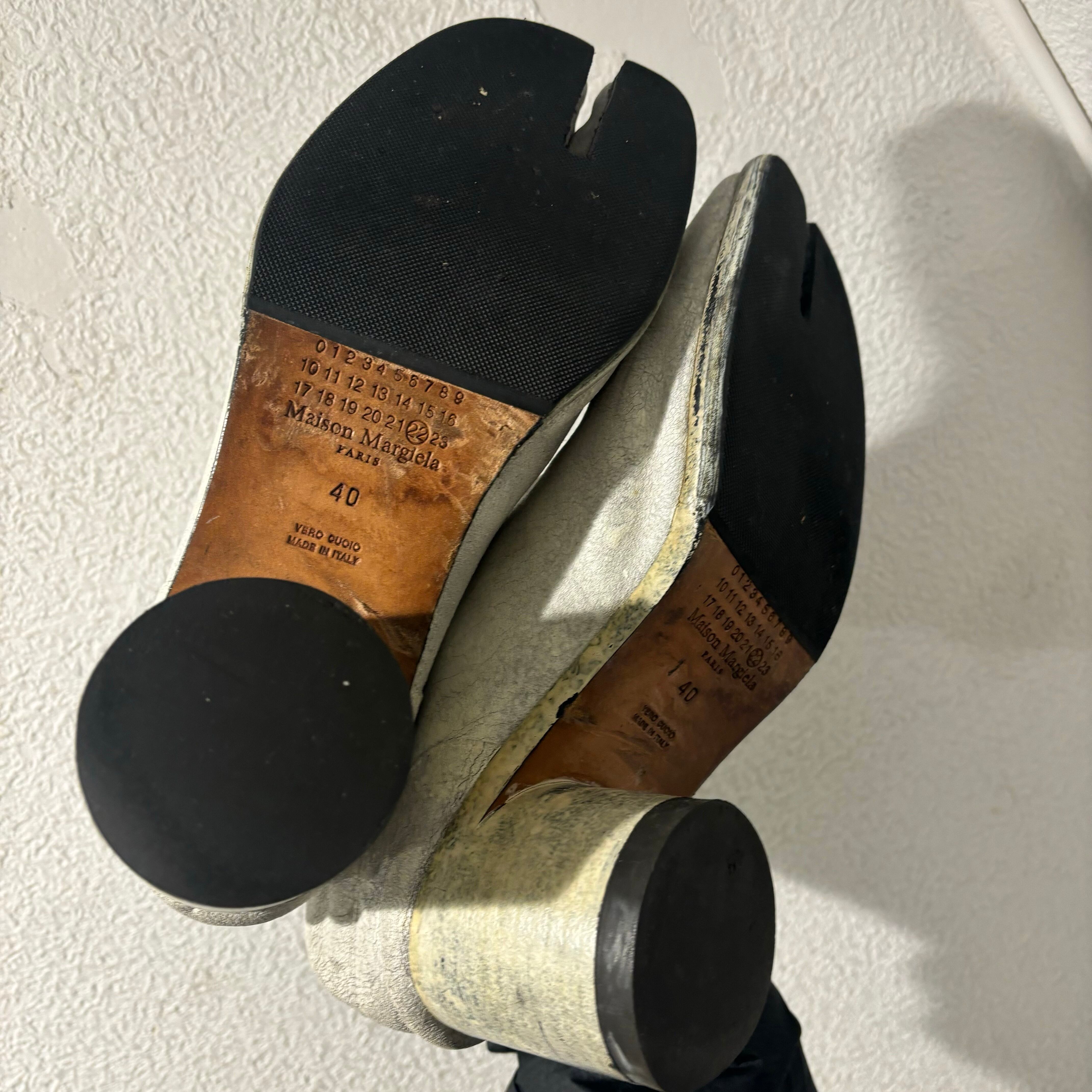 Maison Margiela メゾンマルジェラ 22SS ペンキ加工足袋ブーツ SIZE.40 