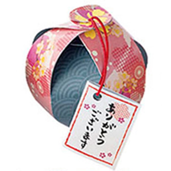 桜モチーフ「京手鞠」の和風プチギフト 1個（てまりキャンディー6粒