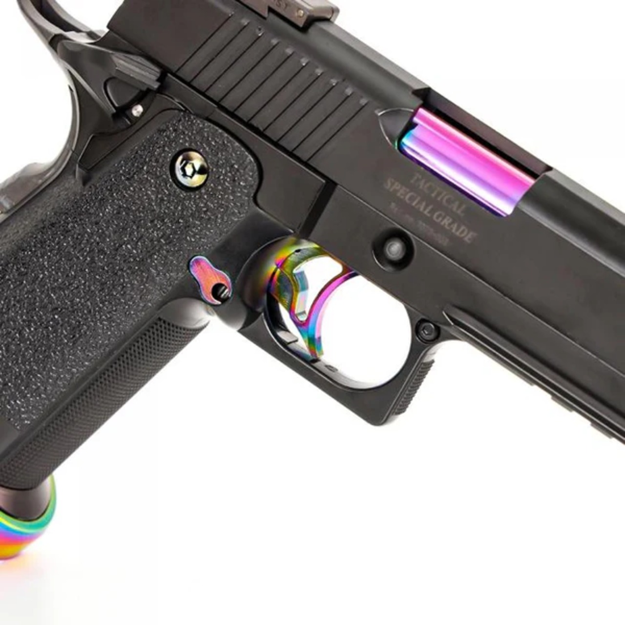 【NINE BALL】東京マルイ GBB ハイキャパ5.1・ガバメント  カスタムトリガー ヒートグラデーション