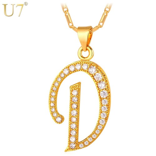 レディース ネックレス 名前 アルファベット 文字 チャーム シルバー カラー クリスタル 80001170