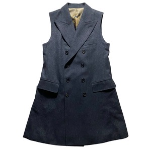 JEAN PAUL GAULTIER FEMME double breasted long gilet