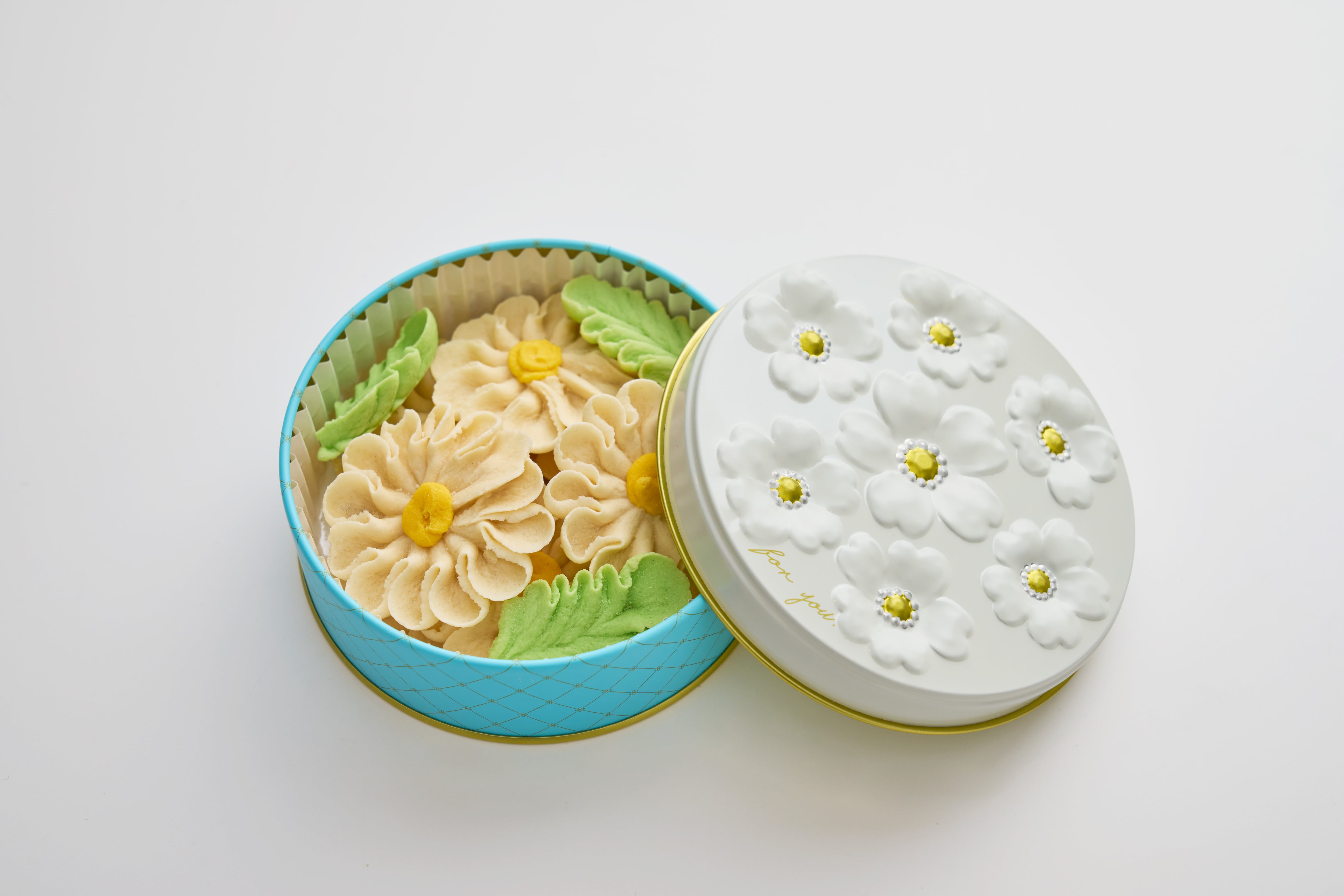 お花のぼうろ『コスモス＆マーガレット2缶セット』～専用クリア