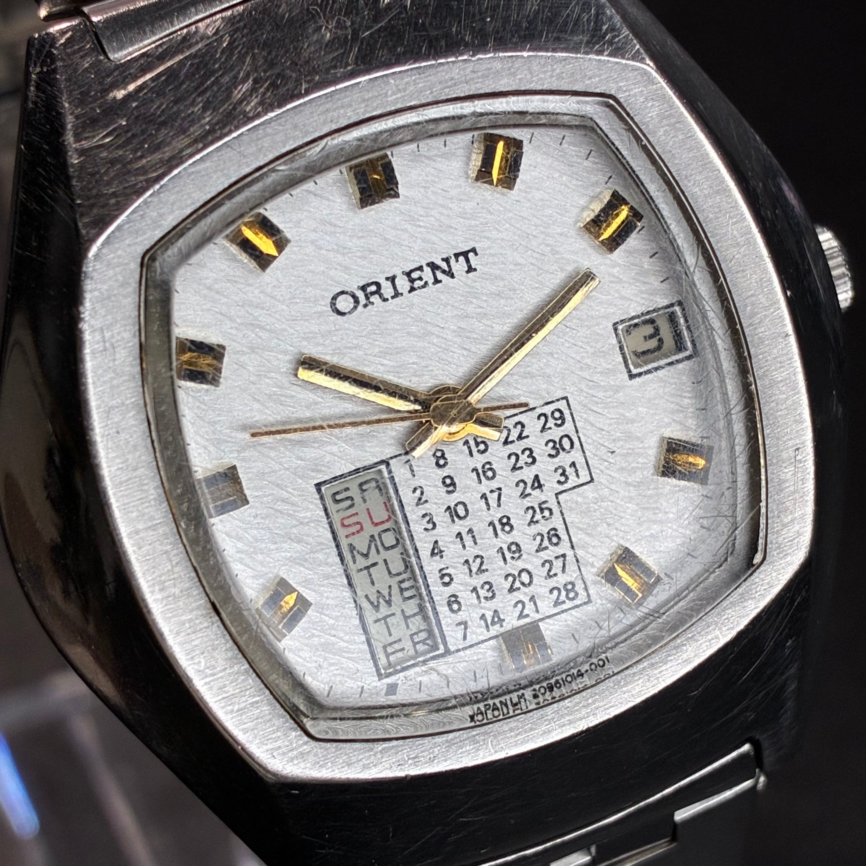 ✨ORIENT✨オリエント✨カレンダーオートオリエント✨デイト✨腕時計✨ 良品 正規品】オリエント 腕時計 万年カレンダー 希少 自動巻き