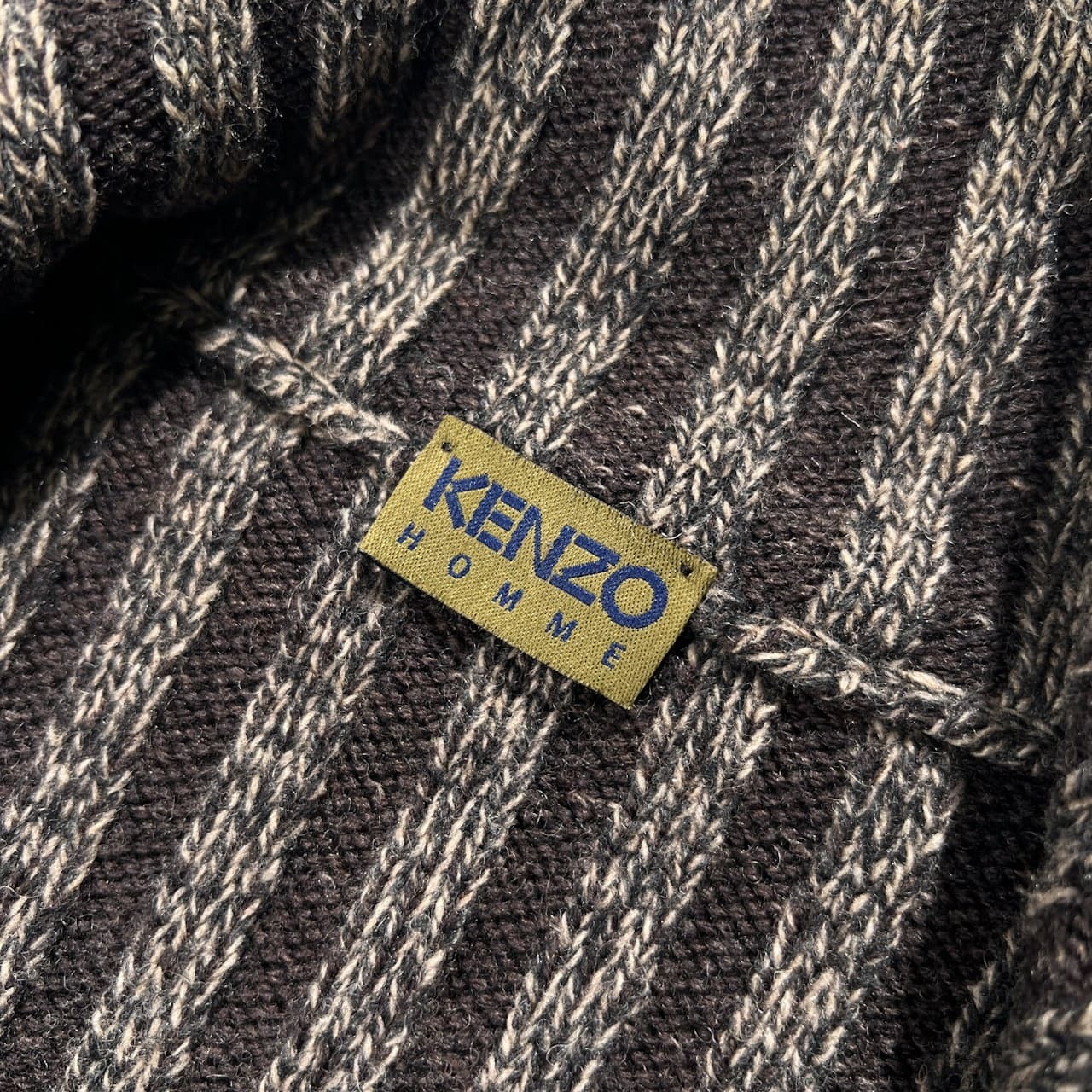 90s KENZO HOMME ケンゾー オム ドライバーズ ウール ニット ベスト サイズ M /イタリア製/ダブルジップ/ケンゾージャパン