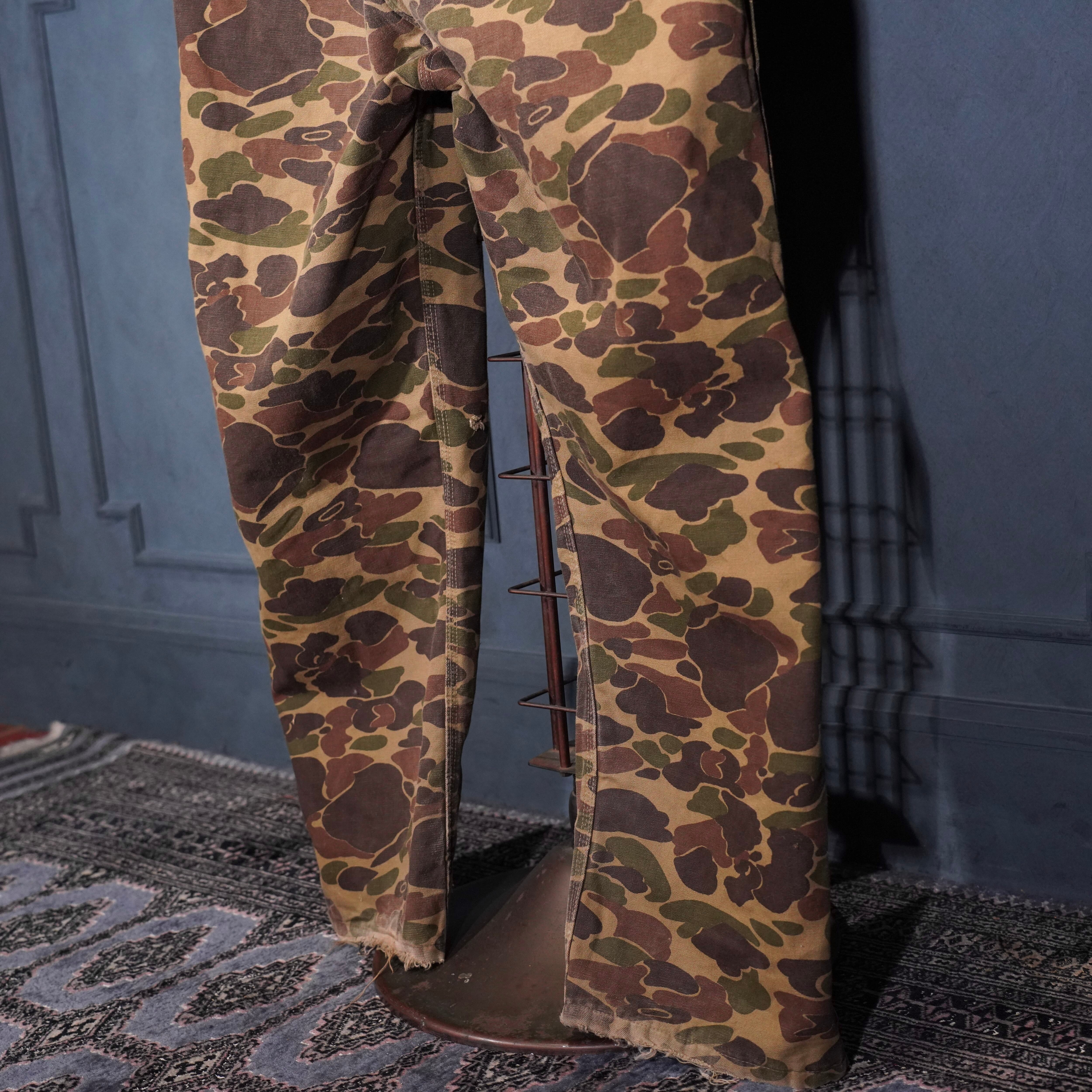 80's USA VINTAGE Carhartt DUCK HUNTER CAMOUFLAGE PATTERNED DUCK