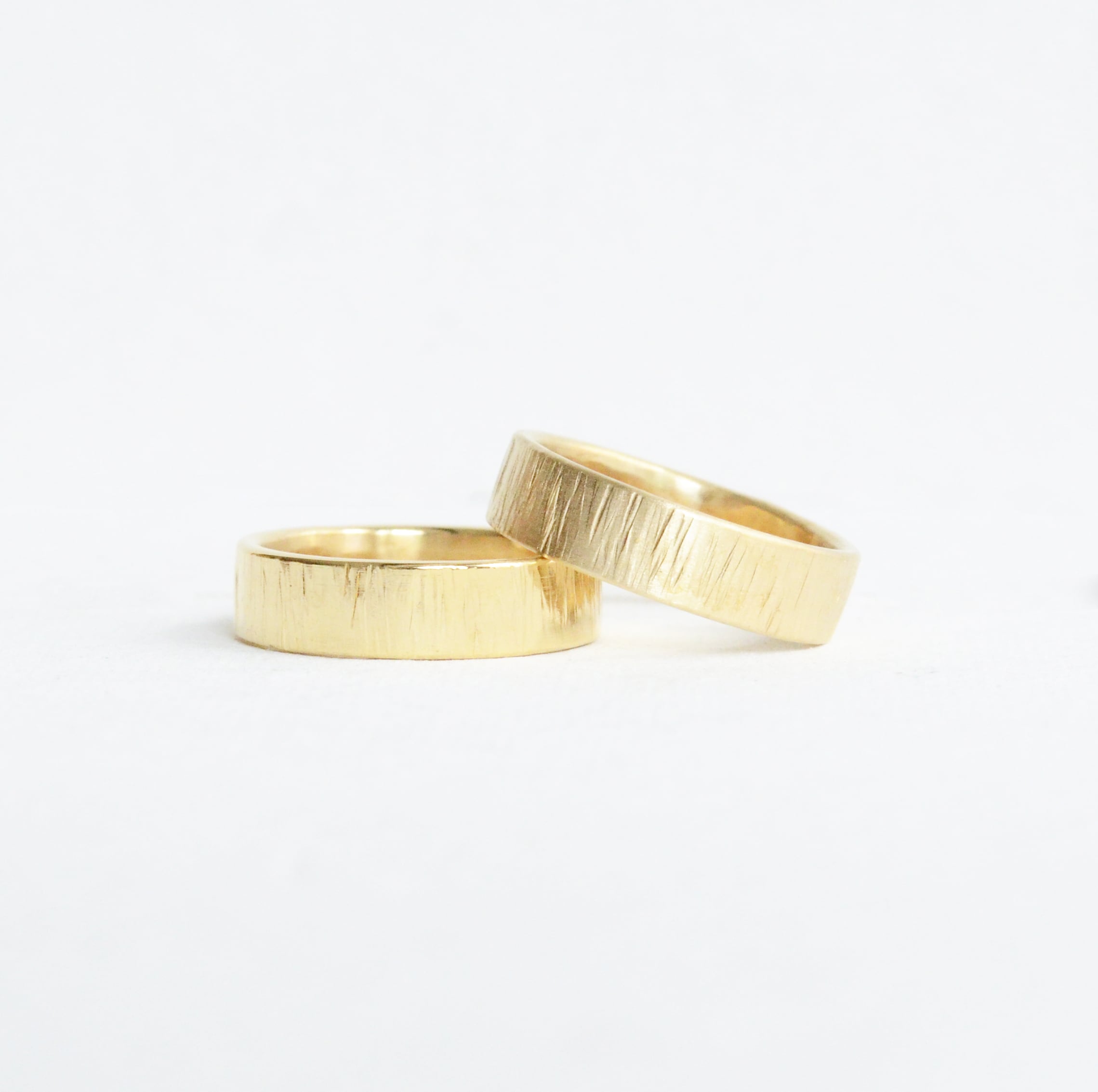 〈Brass〉 stripe ring / 5mm