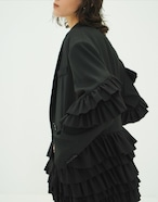 CLANE FRILLED TAILORED JACKET