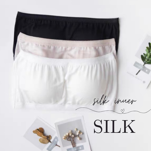 【silk】【3color】Tube top bra s165