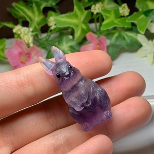 3.フローライトうさぎ・インテリア