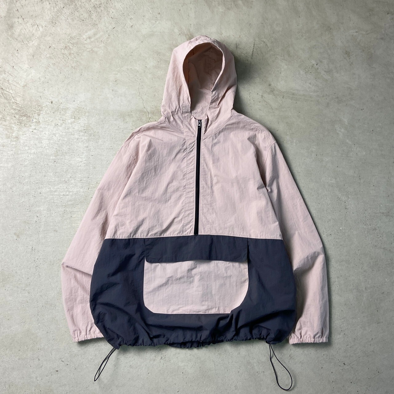 NO BOUNDARIES ナイロンアノラックパーカー ツートンカラー メンズ2XL 