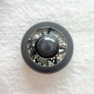 グリッターリング×グレー 23㎜