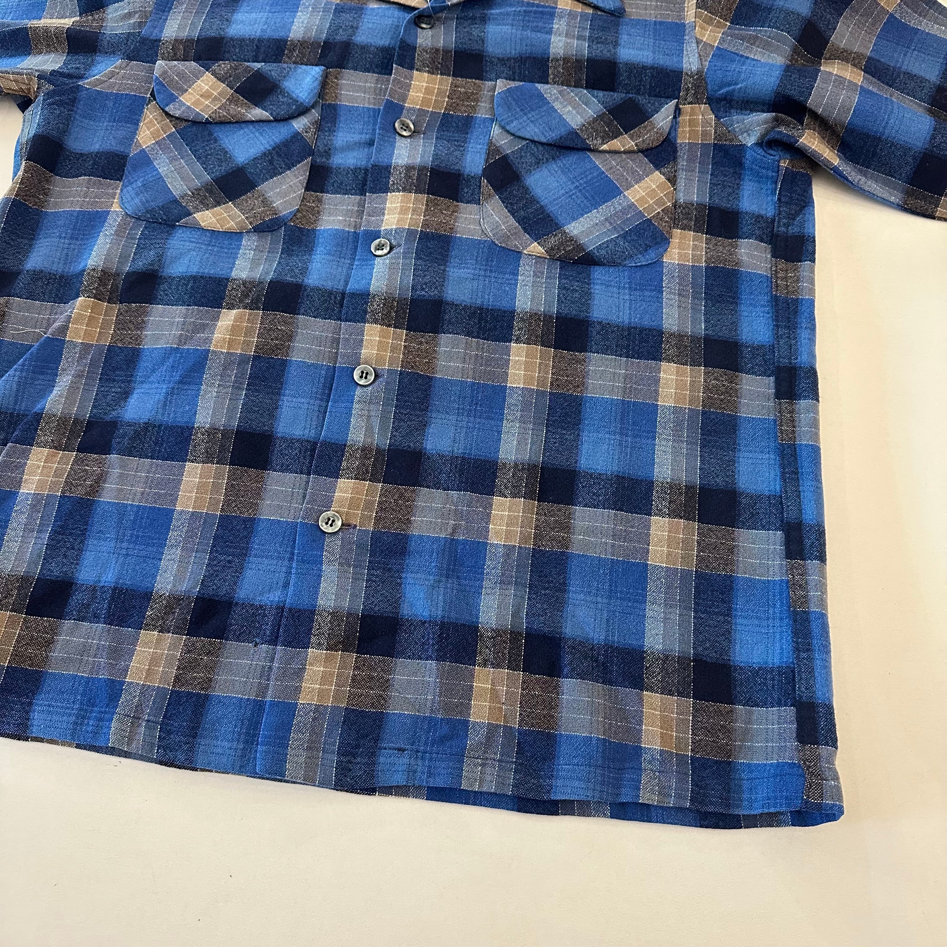 70s PENDLETON BOARD Shirt blue | BerBerJin Yuhodo 70s PENDLETON BOARD Shirt blue | BerBerJin Yuhodo
