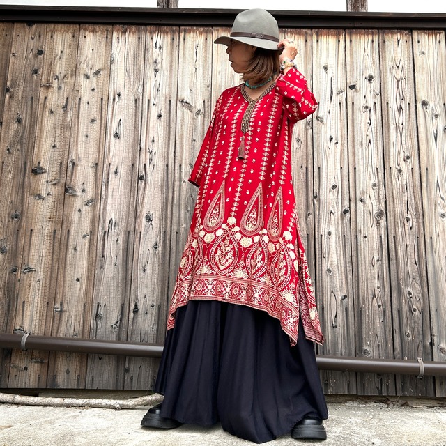 エスニックデザインチュニック