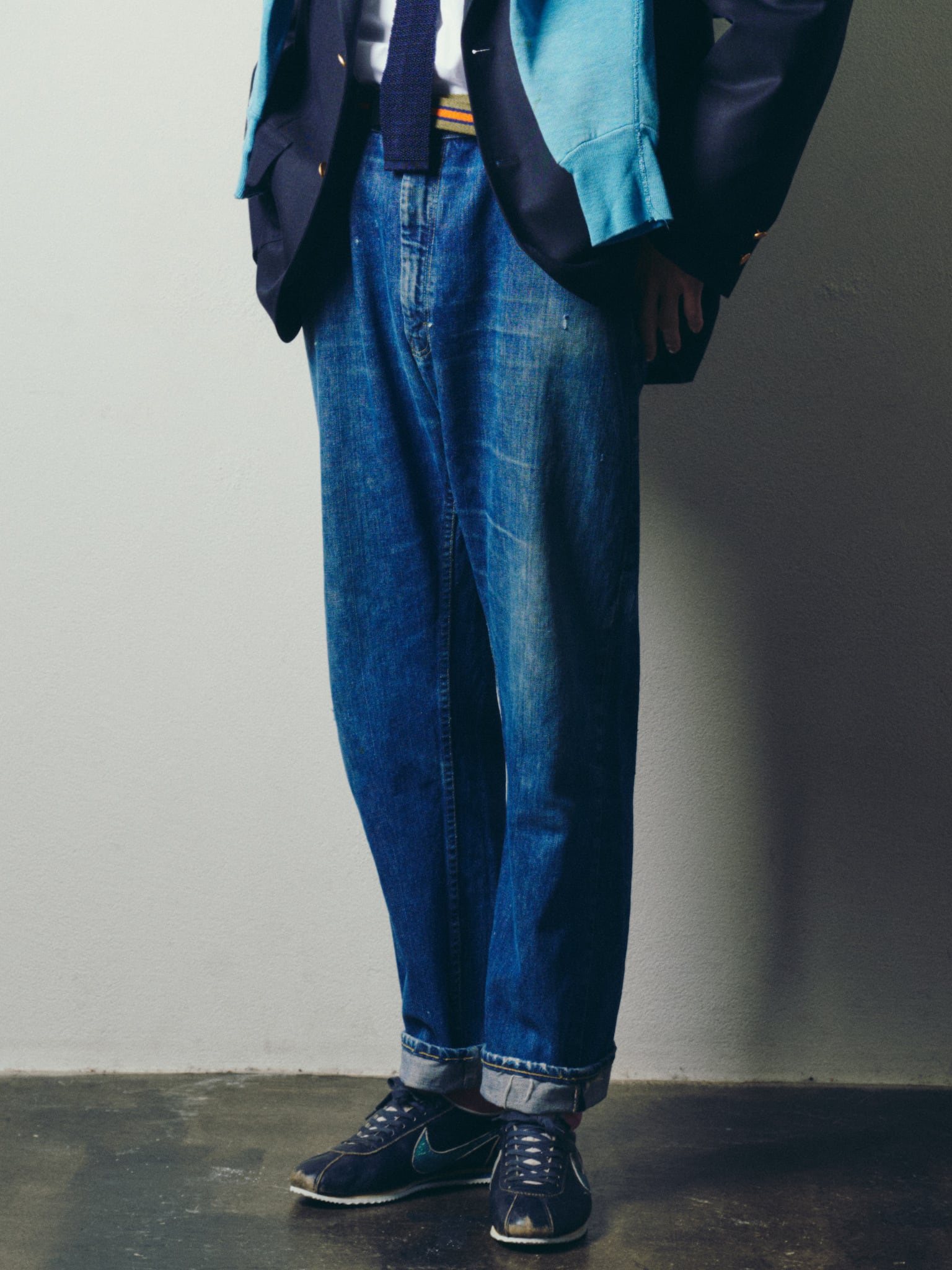 濃紺】50s FOREMOST special vintage denim made in USA 実寸W36 50