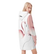 Women's Casual Hoodie Midi Dress FL 4831
