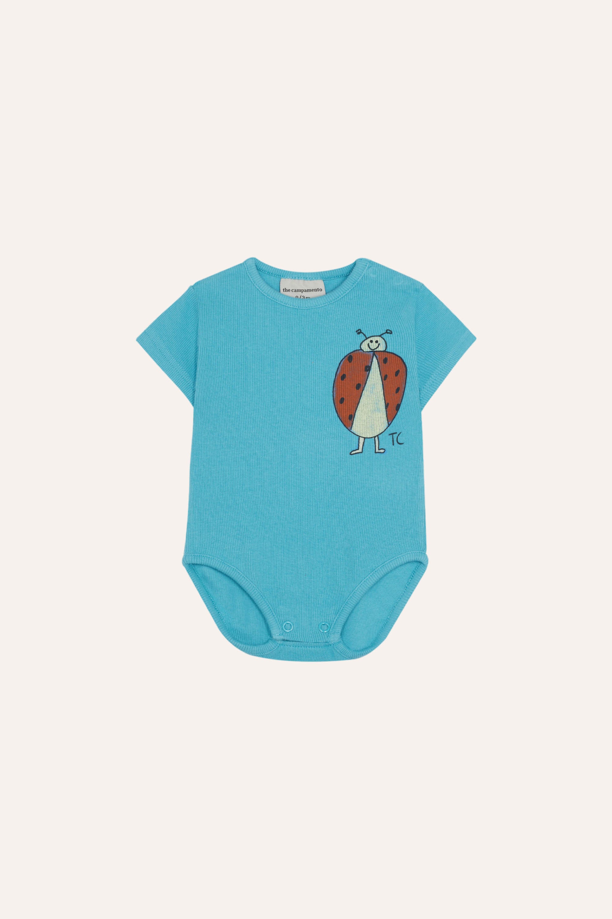 Little Cotton Clothes】18-24m ロンパース ブルー MONCLER ロンパース