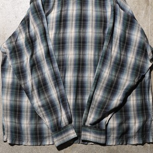 美品 M 90s RRL レーヨン オンブレ シャツ 三ツ星タグ ダブルアールエル