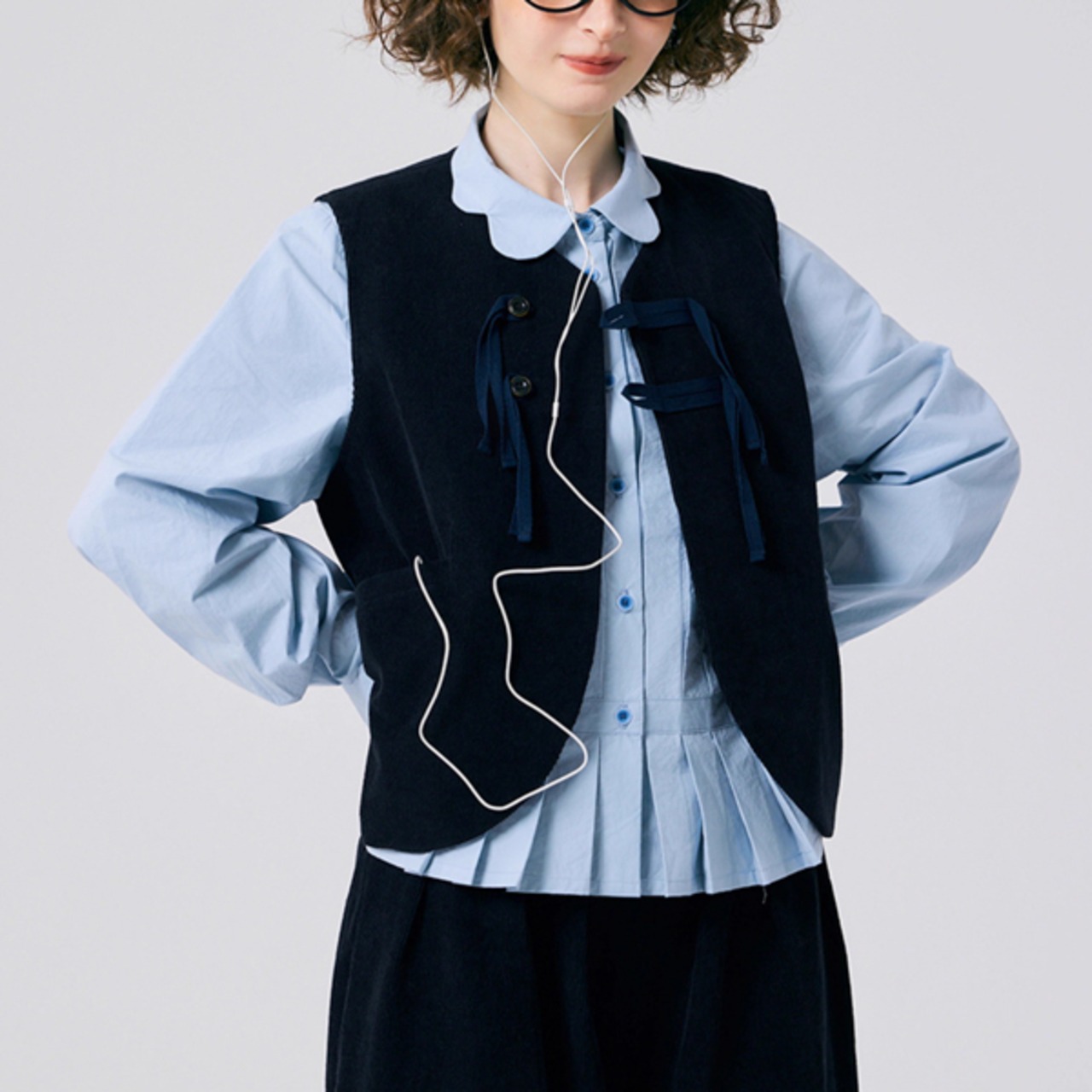 【2color】木漏れ日に揺れるコーデュロイセットアップ 《P0269》