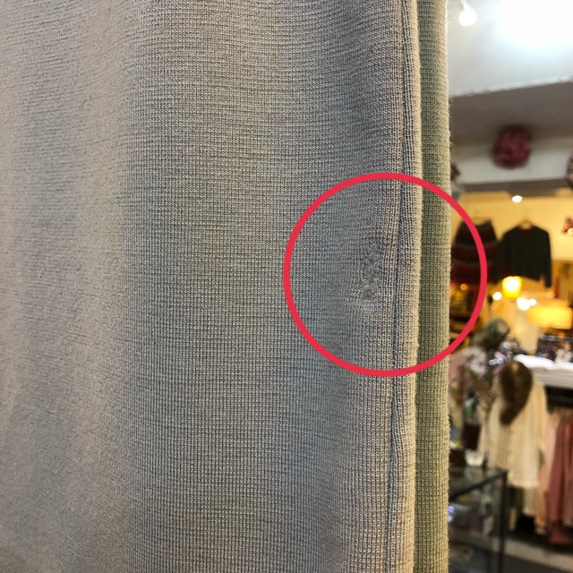 Vintage light blue knit skirt