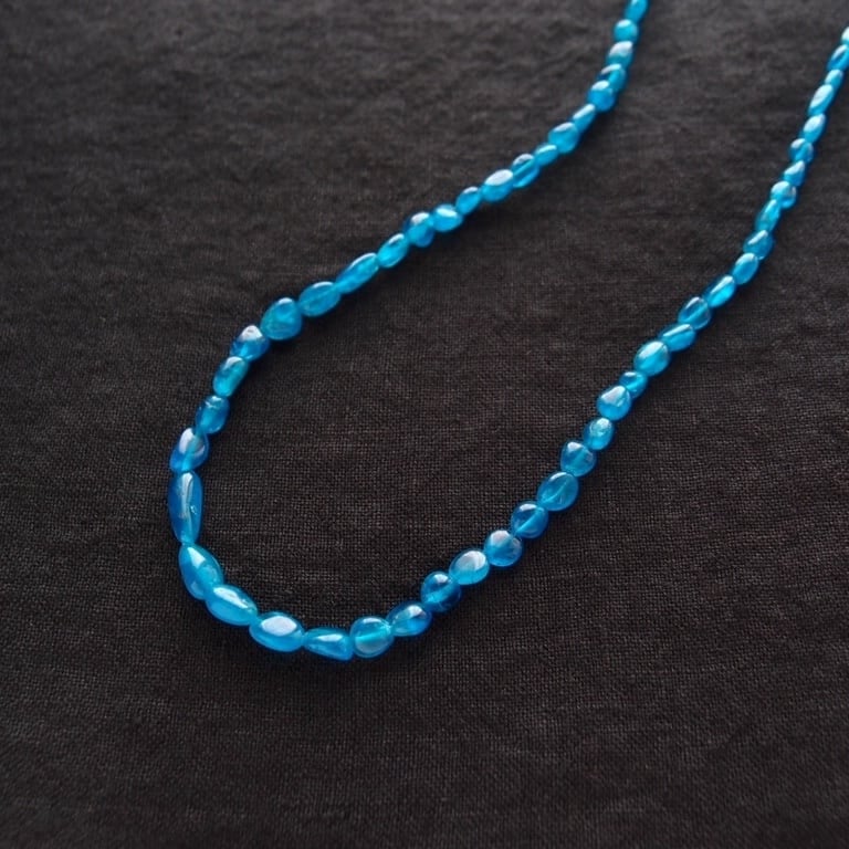 再入荷【SV】Apatite Necklace／アパタイト ネックレス （deep color