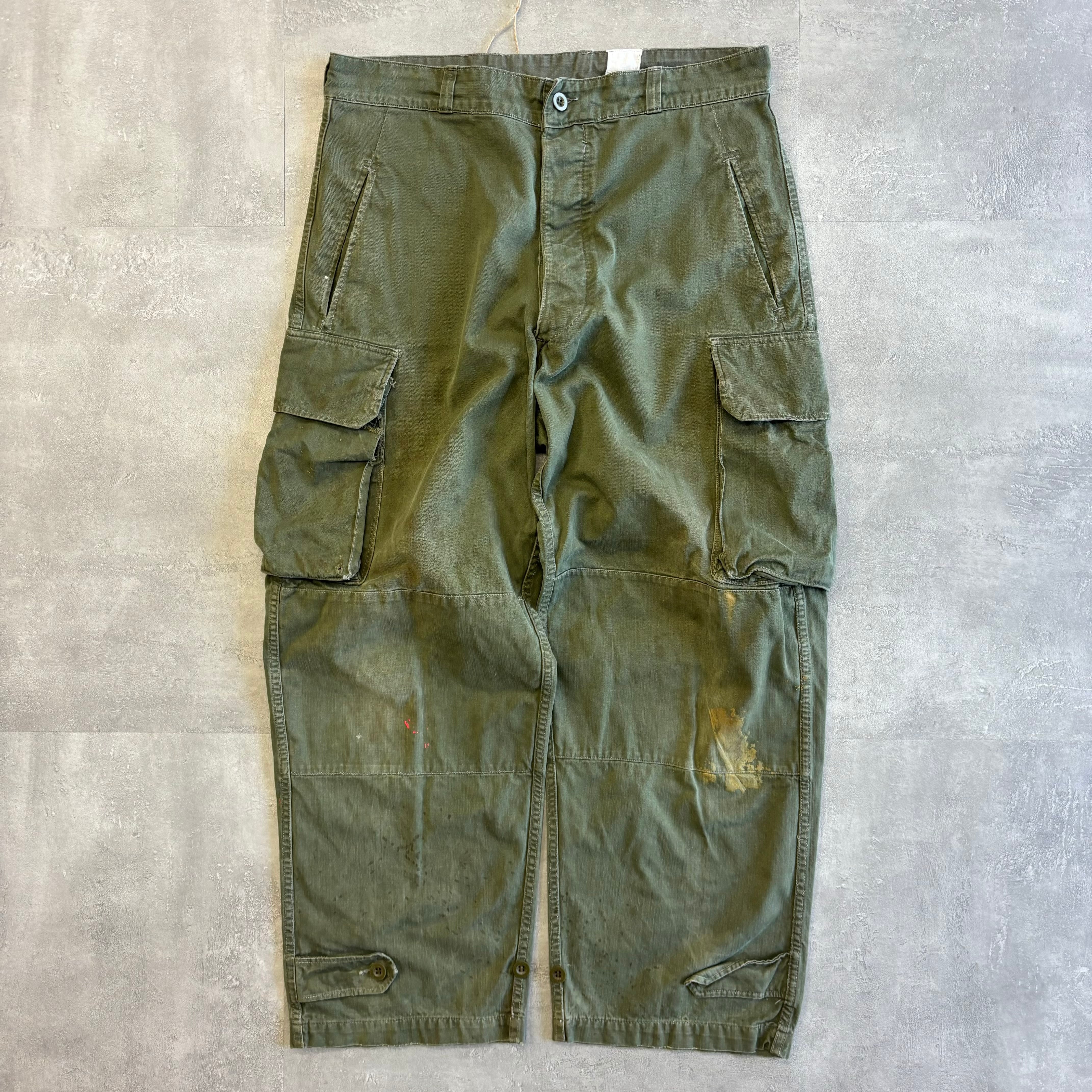 《実寸w33》M-47 French Army ミリタリー 60's vintage no.1462