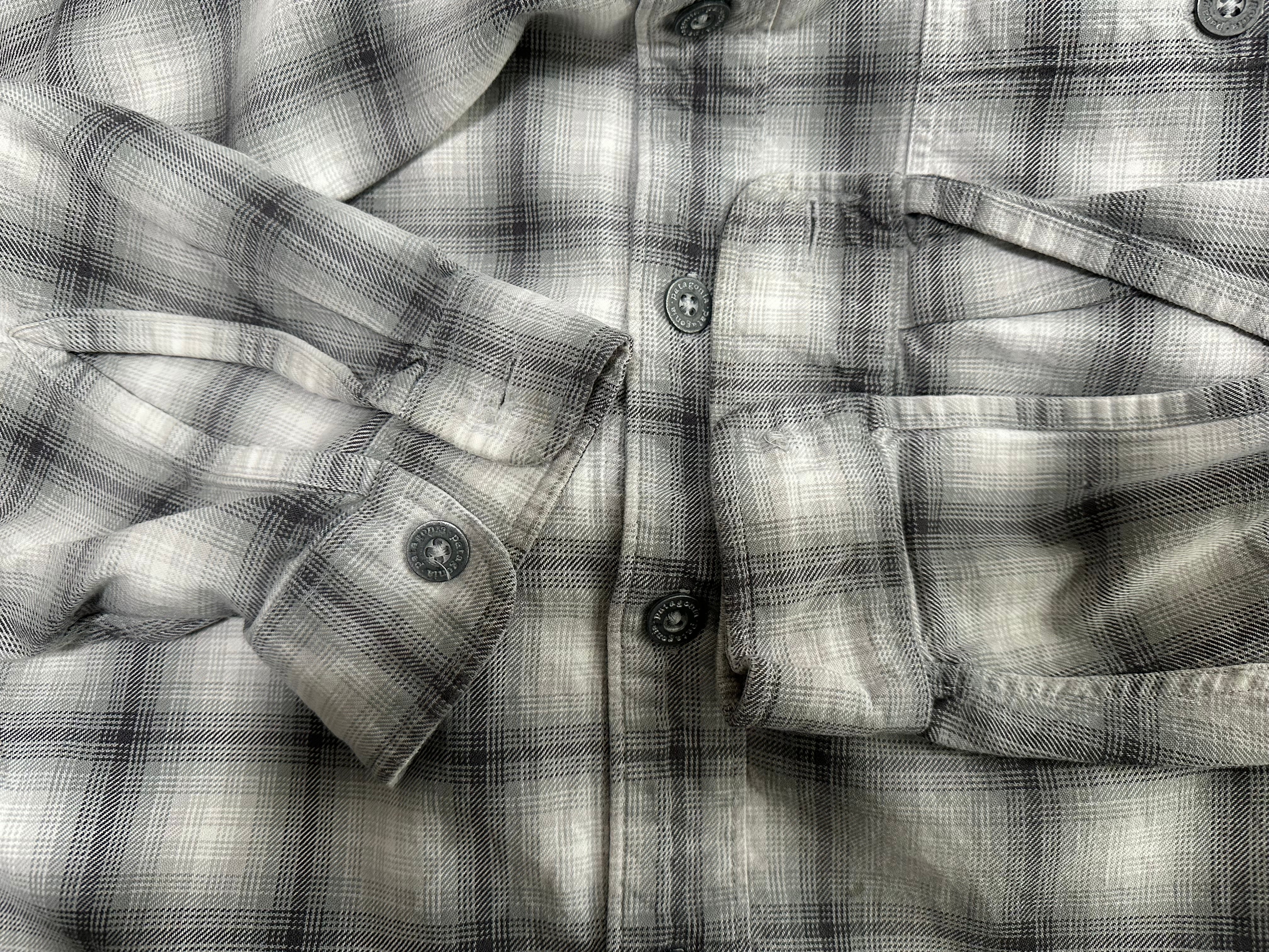 00's Patagonia Organic Cotton Ombre Check Shirt Men's XL | VINTAGE