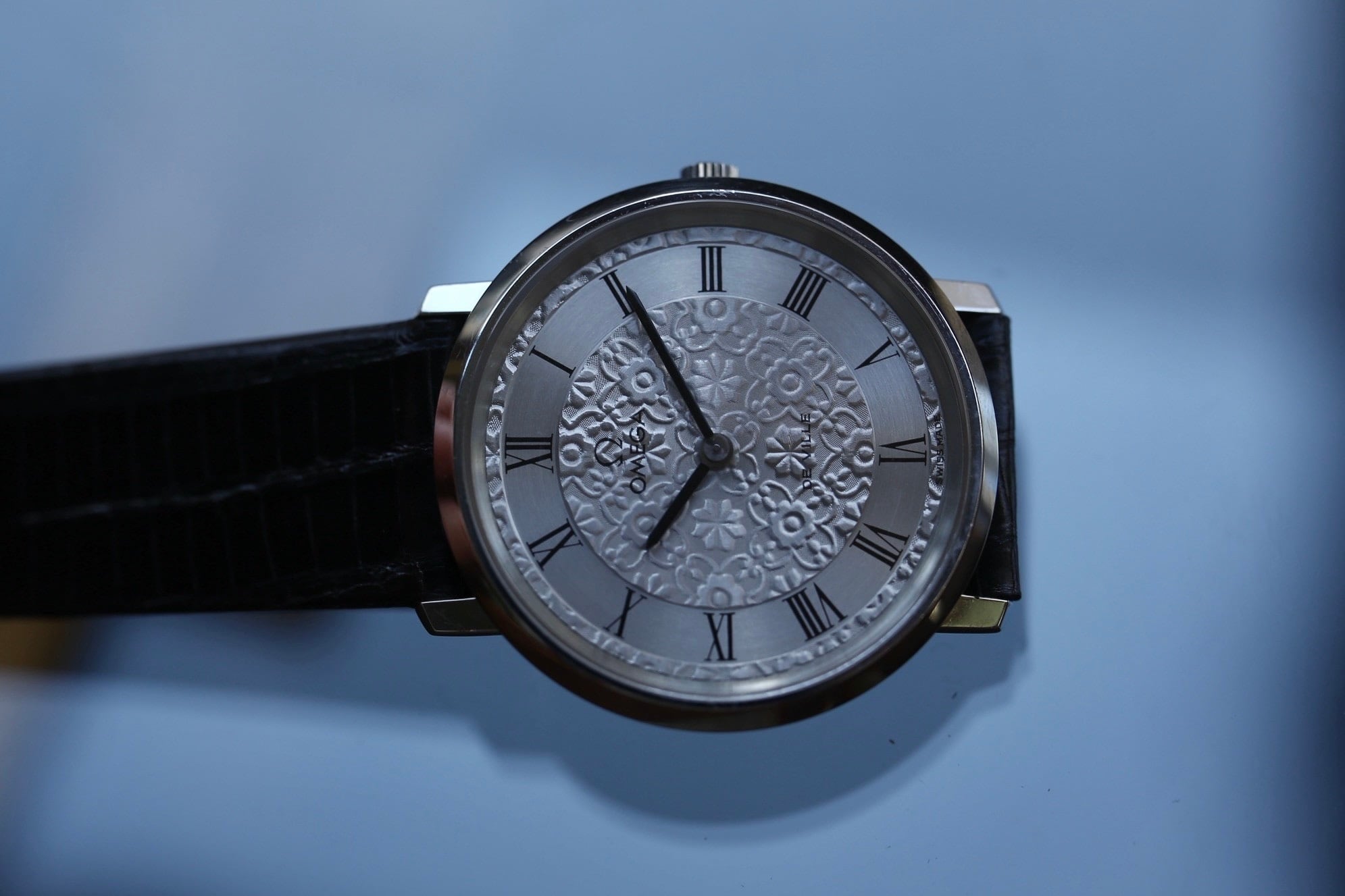 OMEGA】 1973年製 オメガ デビル フラワーレリーフ ノンデイト 手巻き